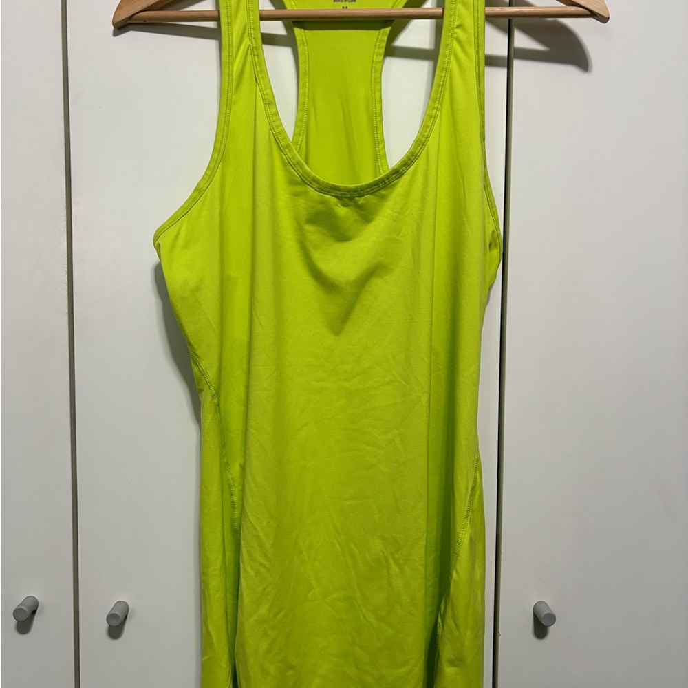 Athleta Neon Lime Workout Tank Top